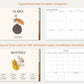 Undated Horizontal Simple Planner - Boho