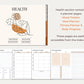 Undated Horizontal Simple Planner - Boho