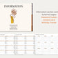 Undated Horizontal Simple Planner - Boho