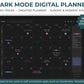 Undated Ultimate Digital Planner - Dark Mode