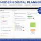 Undated Ultimate Digital Planner - Rainbow