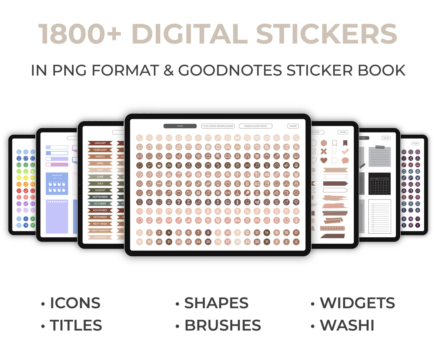 Undated Ultimate Digital Planner - Minimalist