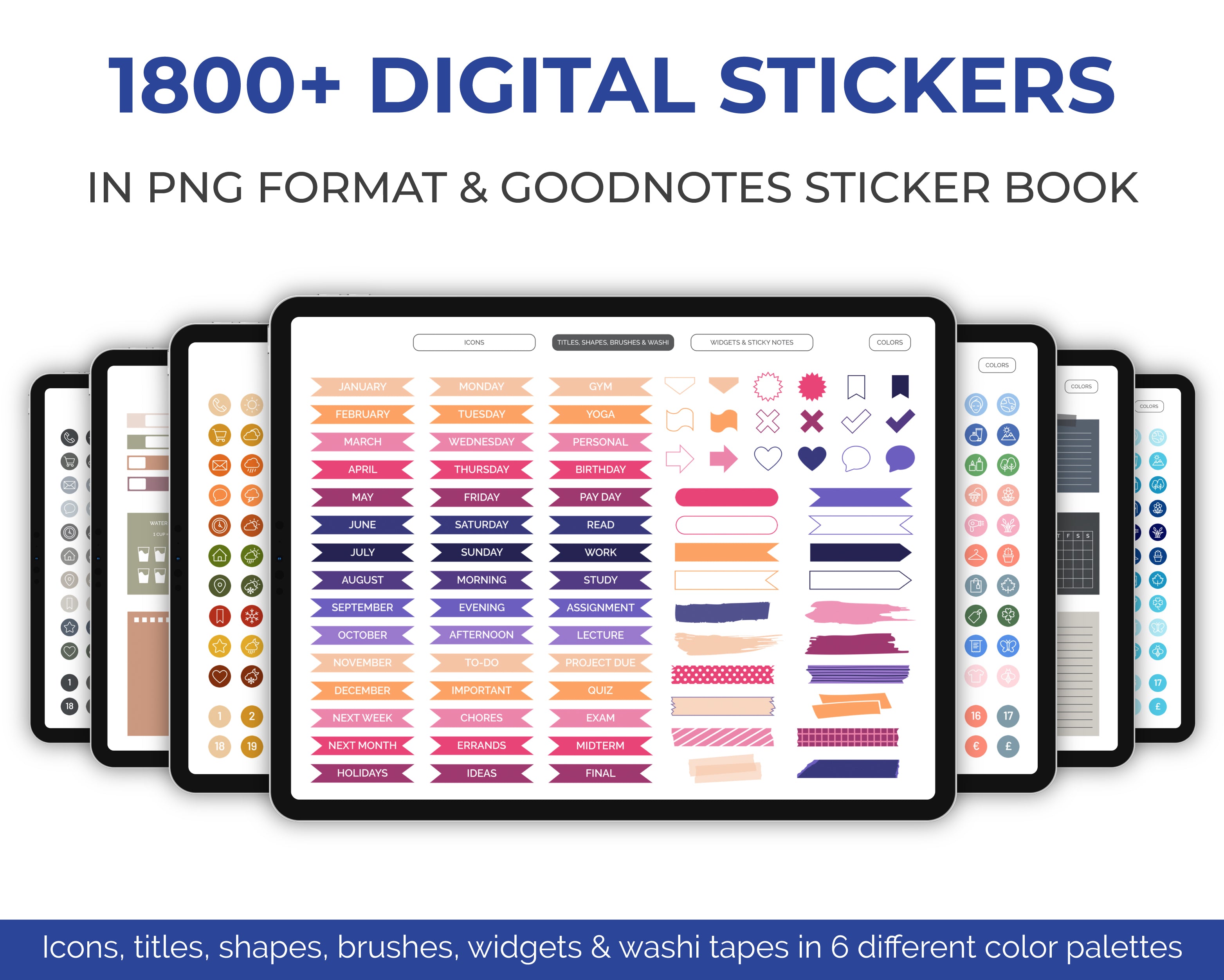 Complete Sticker Digital Digital Stickers - Essentials 2 – Anemone Planners