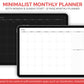 Digital Monthly Planner