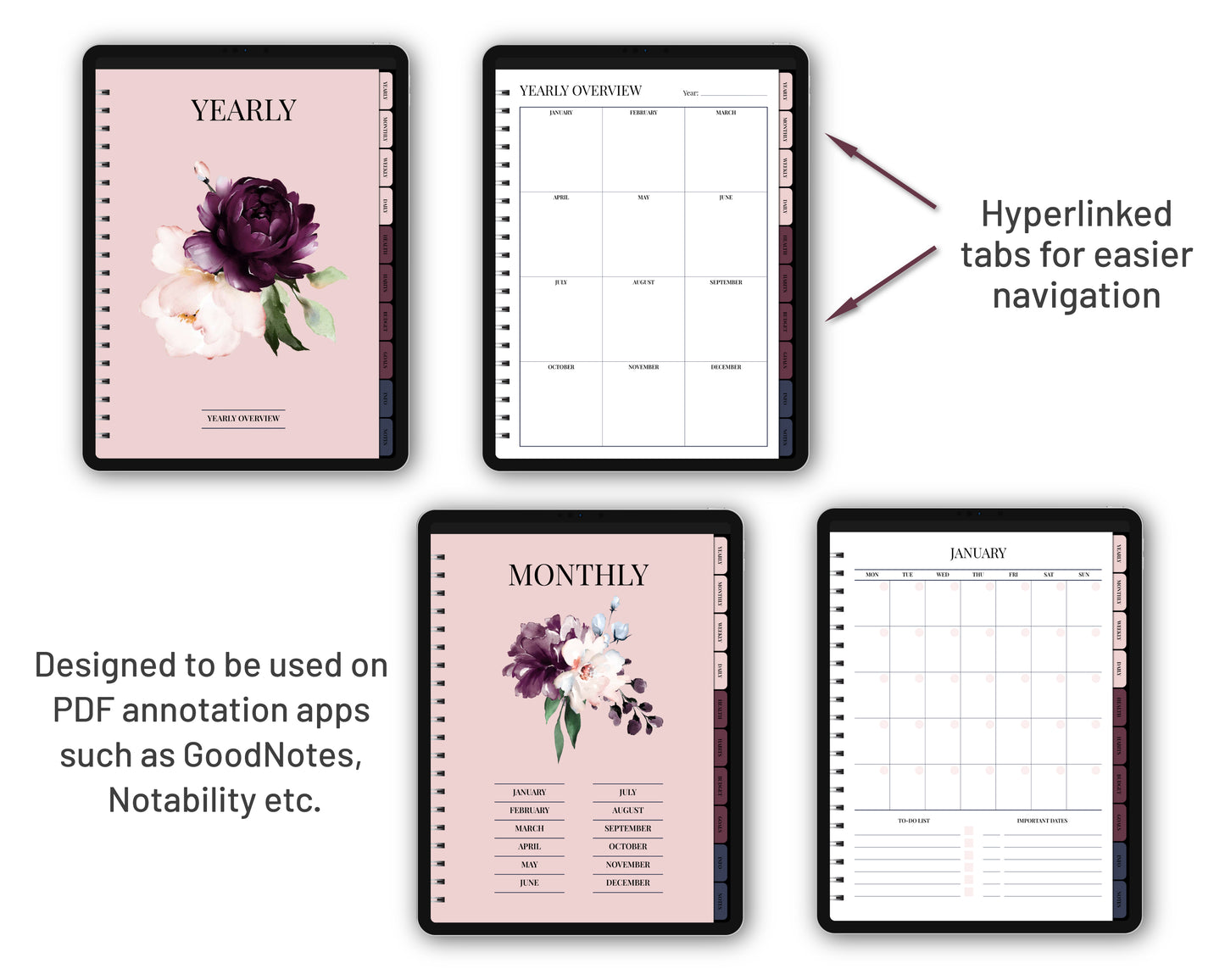 Undated Simple Planner