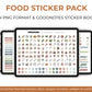 Digital Stickers - Food & Kitchen