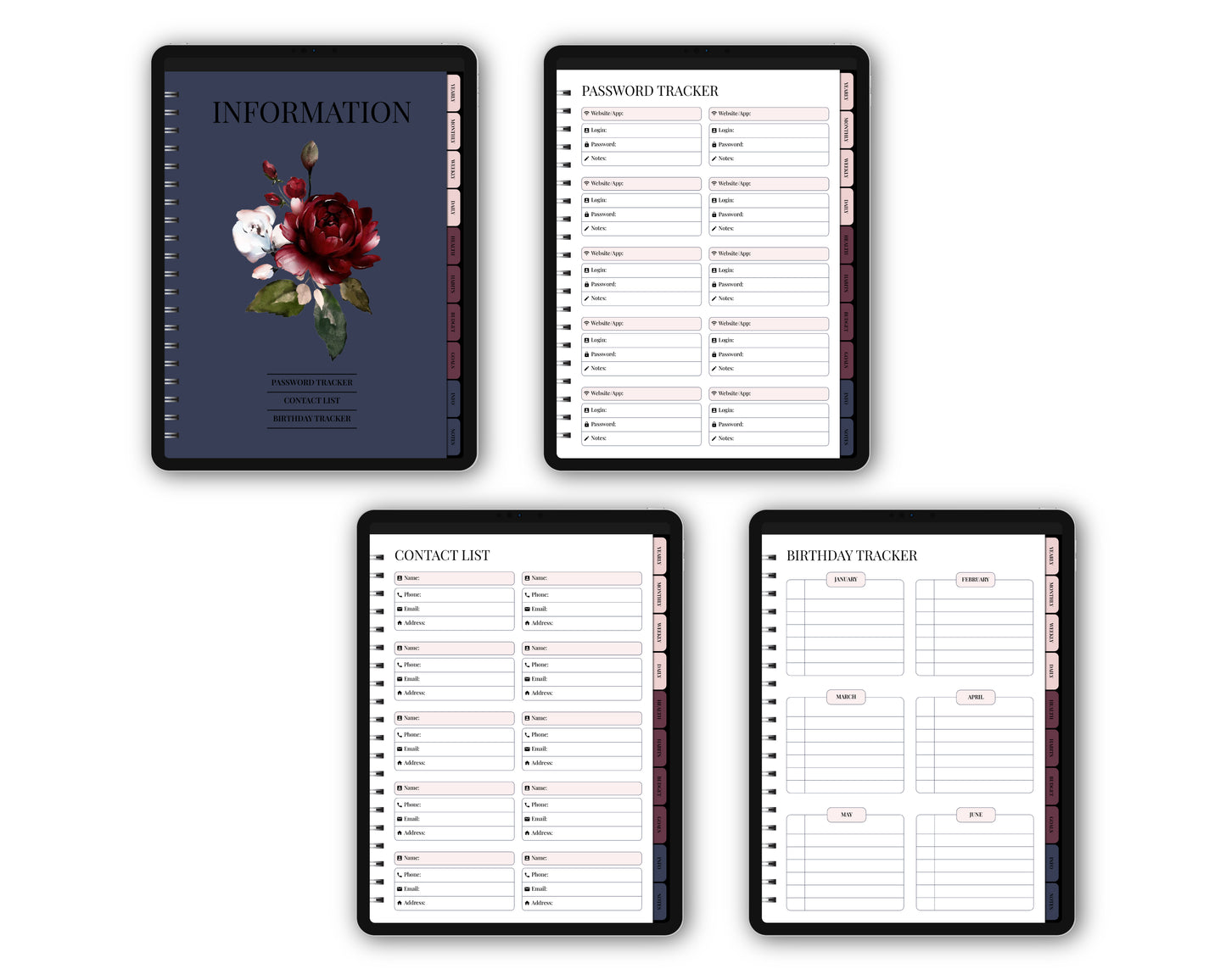 Undated Simple Planner