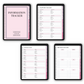 Undated Simple Planner - Pink