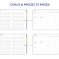 Undated Ultimate Digital Planner - Rainbow